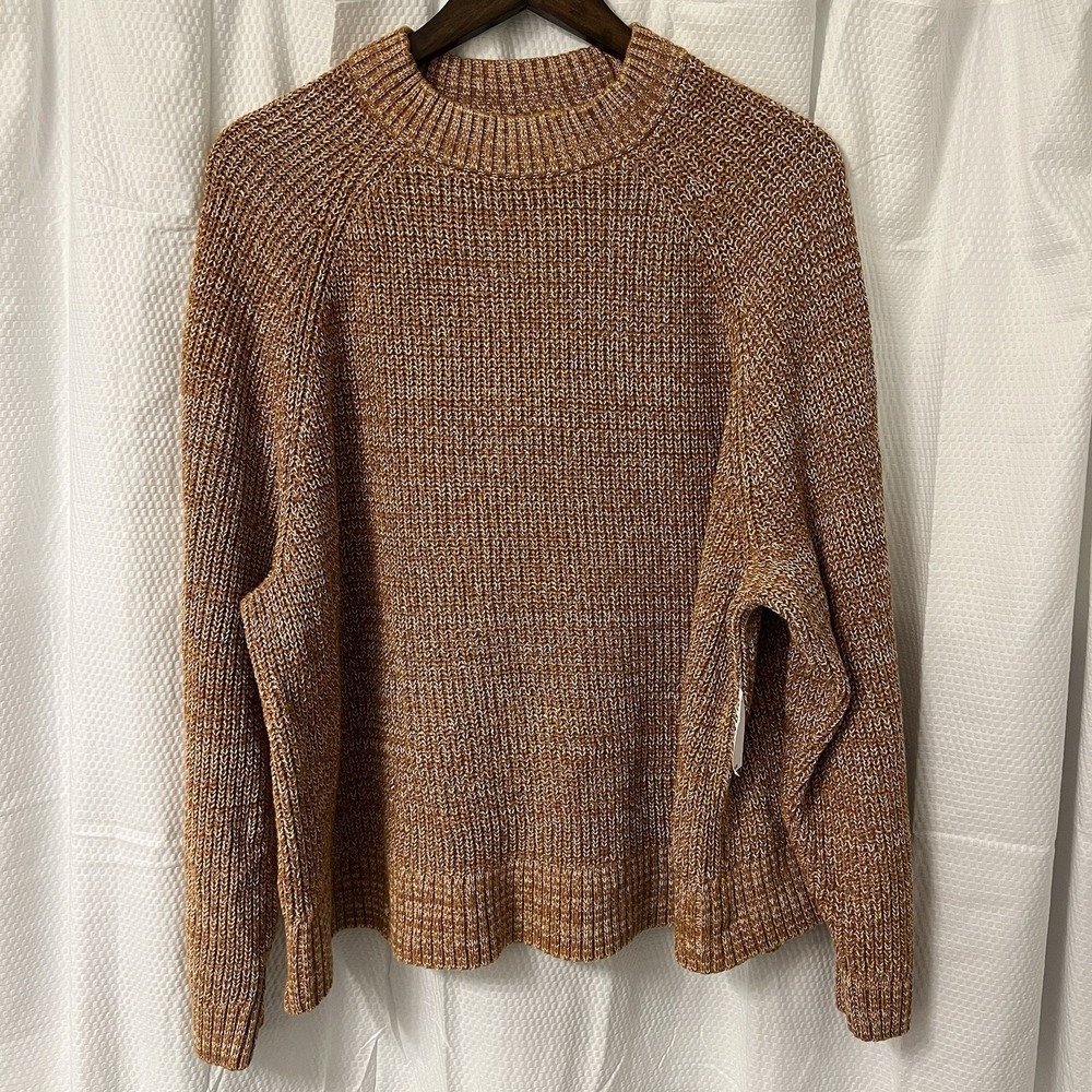 Old Navy Long Sleeve Orange Brown Sweater Plus‎ Size 3X NWT